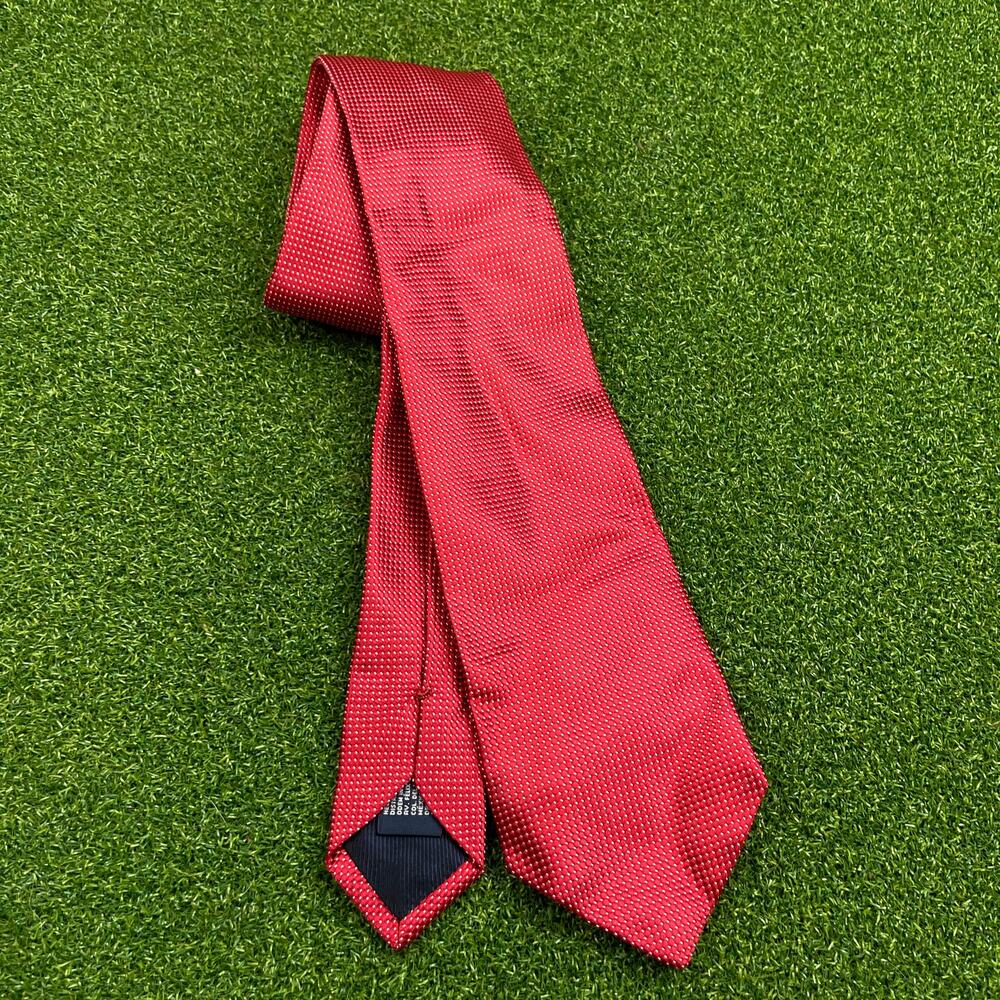 Scappino Mens Red Formal Luxury Pointed Neck Tie